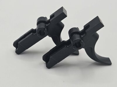 Curved pre-cut AR-15 trigger for HOFFSS Super Safety